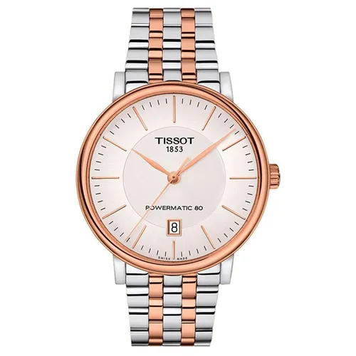 Đồng Hồ Nam Tissot Carson Powermatic 80 T122.407.22.031.01 Màu Demi (Vàng Hồng – Bạc) - Đồng hồ - Vua Hàng Hiệu