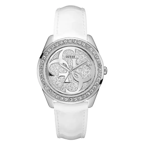 Đồng hồ - Đồng Hồ Nữ Guess Quartz Stainless Steel Watch U0627L4 Màu Trắng Bạc - Vua Hàng Hiệu