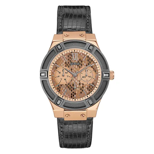 Đồng Hồ Nữ Guess Watch Jet Setter W0289L4 Màu Đen Vàng