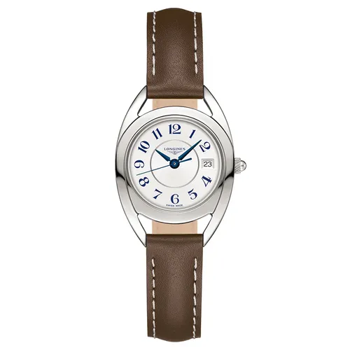 Đồng hồ - Đồng Hồ Nữ Longines Equestrian L6.136.4.73.2 Màu Nâu Bạc - Vua Hàng Hiệu