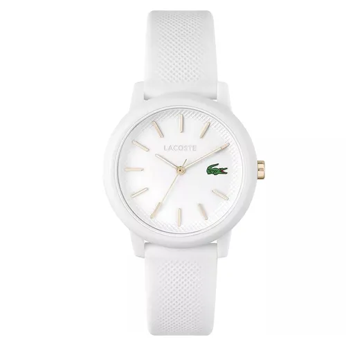 Đồng Hồ Unisex Lacoste 12.12 Silicone Strap Watch 2001211 Màu Trắng