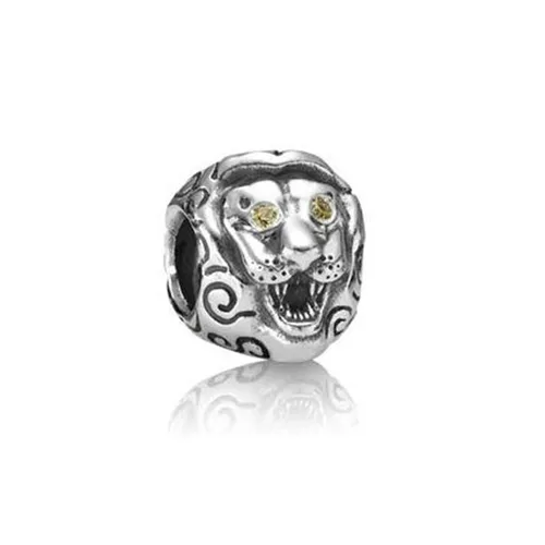 Hạt Vòng Charm Pandora Lion Head Charm 790443CZY Màu Bạc