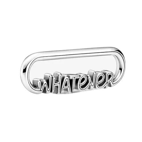 Hạt Vòng Charm Pandora ME Styling Whatever Word Link 799675C00 Màu Bạc - Trang sức - Vua Hàng Hiệu