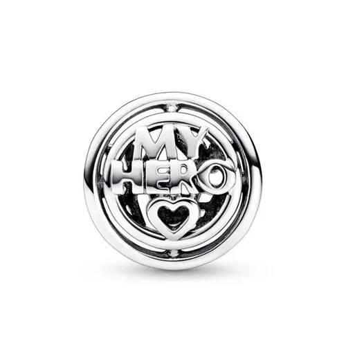 Hạt Vòng Charm Pandora Mum Hero Openwork 792644C00 Màu Bạc