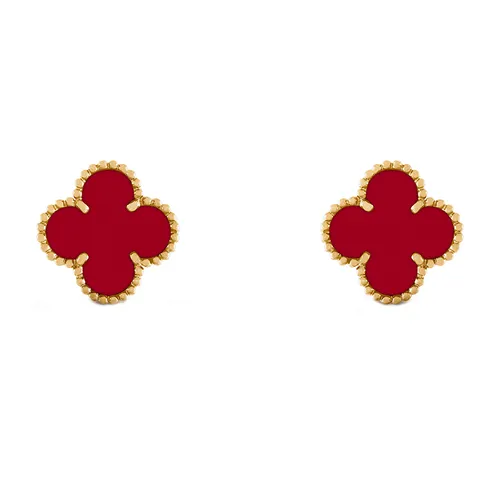 Khuyên Tai Nữ Van Cleef & Arpels Sweet Alhambra Earrings VCARD40400 Màu Vàng Hồng - Trang sức - Vua Hàng Hiệu
