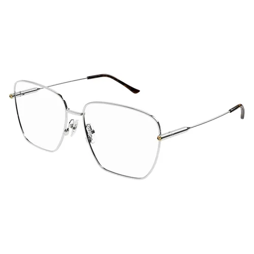 Kính Mắt Cận Nữ Gucci GG1414O 002 Silver Havana Eyeglasses Màu Bạc