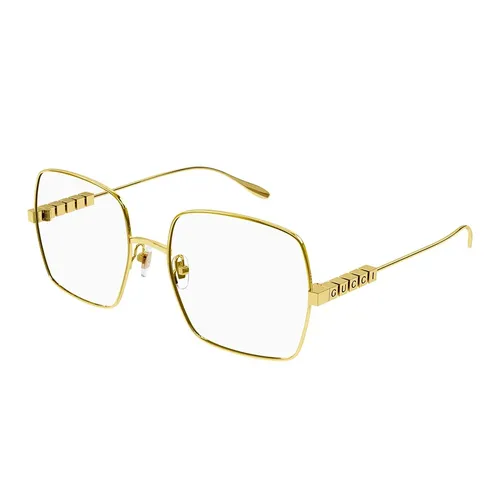 Kính Mắt Cận Nữ Gucci GG1434O 001 Gold Eyeglasses Màu Vàng Gold