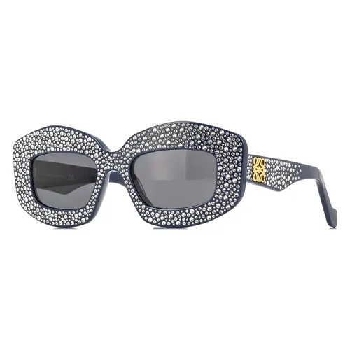 Kính Mát Loewe Anagram LW4114IS 90A Strass Màu Xanh Blue