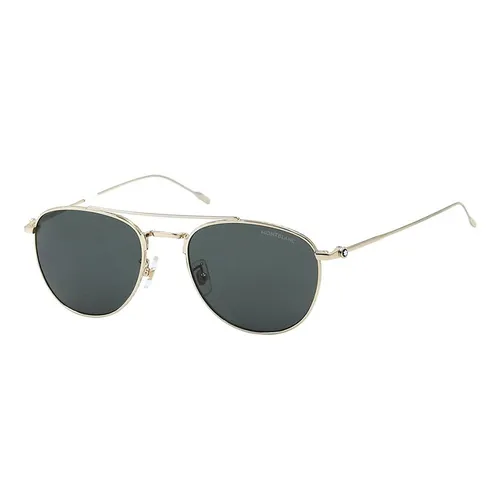 Kính Mát Nam Montblanc Sunglasses MB0211S-005 55 Màu Xám Đậm - Kính mắt - Vua Hàng Hiệu
