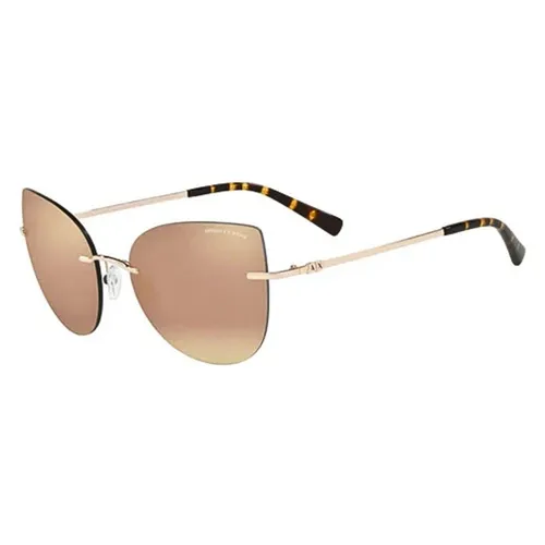 Kính Mát Nữ Armani Exchange Sunglasses Cat Eye 0AX2025S 61034Z56 Màu Nâu
