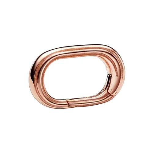 Trang sức Pandora Unisex Hạt vòng charm - Mắt Xích Liên Kết Pandora ME Three-ring Openable Link 181060C00 Màu Vàng Hồng - Vua Hàng Hiệu