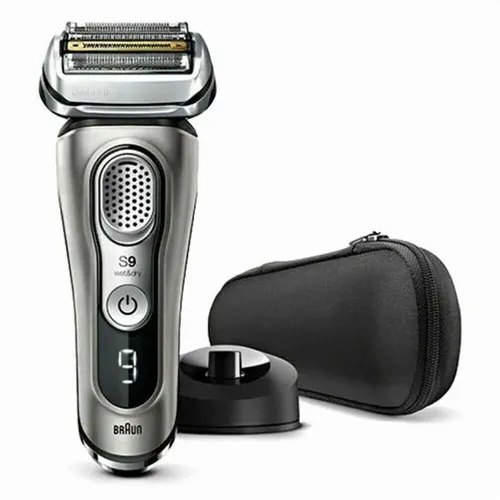 Máy Cạo Râu Braun Series 9 9345S Màu Xám Bạc - Máy chăm sóc da - Vua Hàng Hiệu