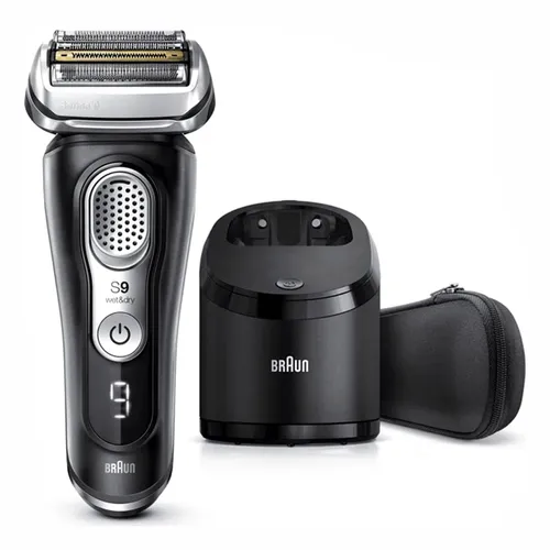 Máy chăm sóc da Braun - Máy Cạo Râu Braun Series 9 9360CC Màu Đen - Vua Hàng Hiệu