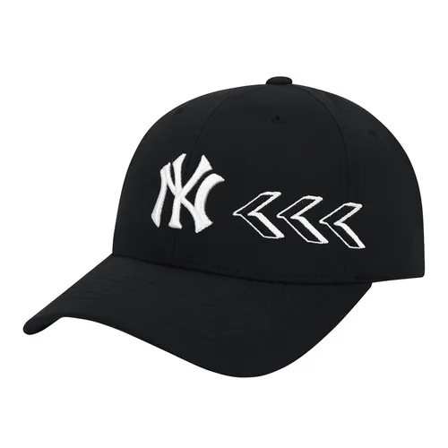 Mũ MLB Logo Structure Ball Cap New York Yankees 32CPCB111-50l Màu Đen