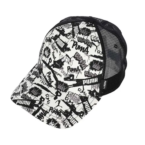 Mũ nón Đen trắng Mũ lưỡi trai Đức - Mũ Puma Academy Printed Trucker Cap 024362 11 Màu Đen Trắng - Vua Hàng Hiệu