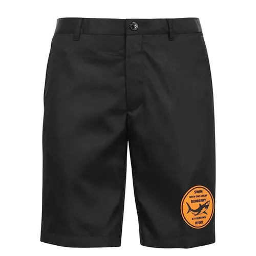 Thời trang Burberry Quần shorts - Quần Short Nam Burberry Shibden Shark-Print Chino 8040699 Màu Đen Size 46 - Vua Hàng Hiệu