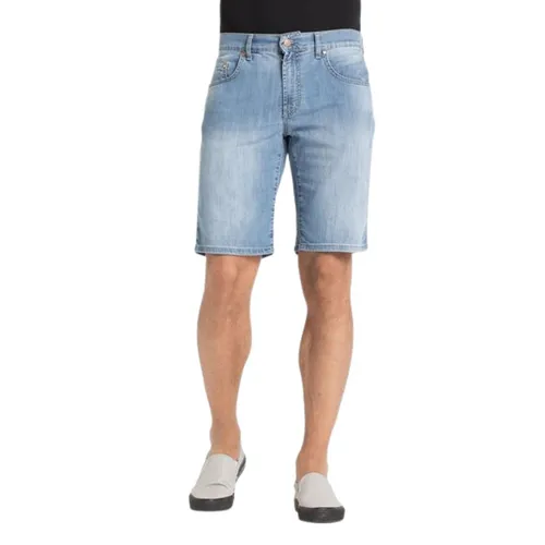 Quần Short Nam Carrera Jeans Lightweight Stretch Denim 721B0941A_510 Màu Xanh Nhạt Size US 31