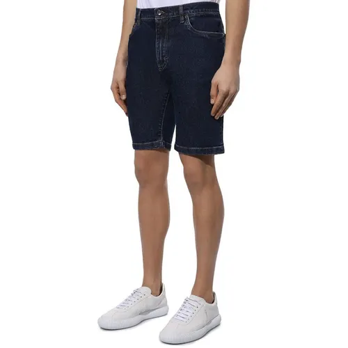 Thời trang - Quần Short Nam Dolce & Gabbana D&G GY4JED Màu Xanh Đậm Size 50 - Vua Hàng Hiệu