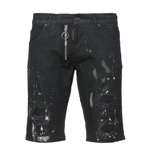 DSquared2 Quần shorts - Quần Short Nam Dsquared2 S71LA0867 Màu Đen Size 44 - Vua Hàng Hiệu
