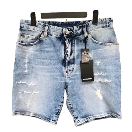 Quần Short Nam Dsquared2 S74MU0606 Màu Xanh Nhạt Size 52