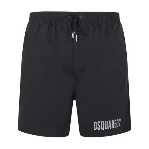 Thời trang - Quần Short Nam Dsquared2 Swim Shorts D7N563730 Màu Đen Size 48 - Vua Hàng Hiệu