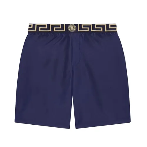 Thời trang - Quần Short Nam Versace Greca Border Boardshorts ABU01023 Màu Xanh Navy Size M - Vua Hàng Hiệu