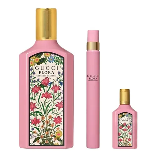 Set Nước Hoa Nữ Gucci Flora Gorgeous Gardenia EDP Gift 3 Món
