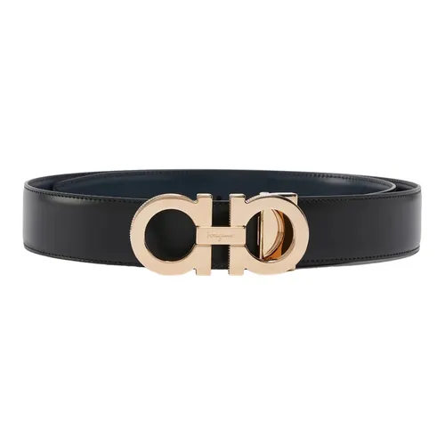 Thắt lưng Salvatore Ferragamo - Thắt Lưng Nam Salvatore Ferragamo Gancini Belt Màu Đen Size 110 - Vua Hàng Hiệu