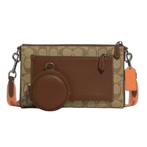 Túi Đeo Chéo Nam Coach Holden Crossbody In Colorblock Signature Canvas CG997 Màu Nâu - Túi xách - Vua Hàng Hiệu