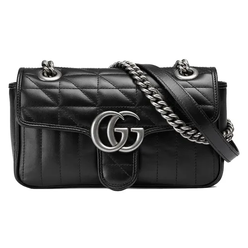 Túi Đeo Chéo Nữ Gucci GG Marmont Mini Shoulder Bag ‎446744 UM8AN 1000 Màu Đen