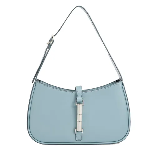 Túi Đeo Vai Nữ Charles & Keith CNK Cesia Metallic Accent Shoulder Bag Slate Green 20151158 Màu Xanh