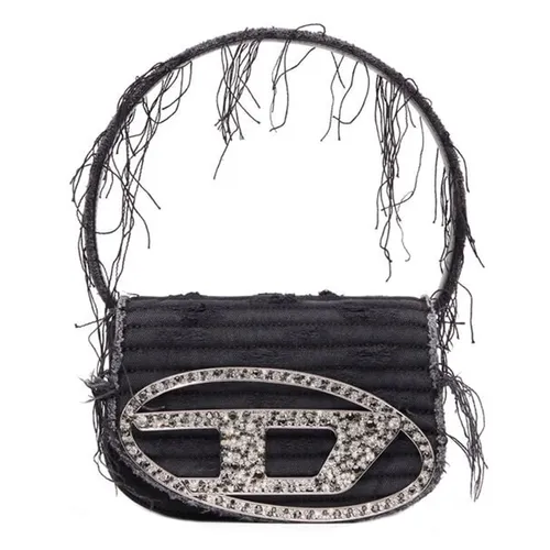 Túi xách Diesel - Túi Đeo Vai Nữ Diesel 1DR Iconic Shoulder Bag X08396P6319 Màu Đen - Vua Hàng Hiệu