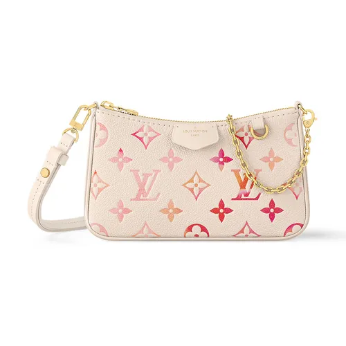 Túi xách Louis Vuitton Túi tote - Túi Đeo Vai Nữ Louis Vuitton LV Easy Pouch On Strap M83448 Màu Trắng Kem - Vua Hàng Hiệu