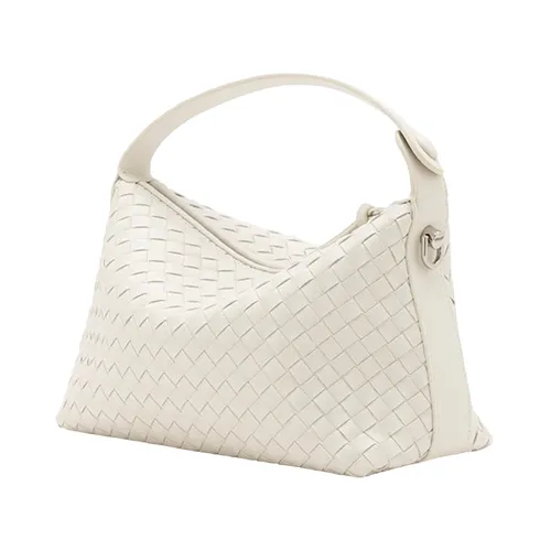 Pazzion - Túi Đeo Vai Nữ Pazzion Xyla Woven Leather Bag 6220WTE00M Màu Trắng - Vua Hàng Hiệu