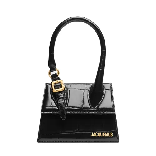 Jacquemus - Túi Xách Nữ Jacquemus Le Chiquito Moyen Boucle Les Sculptures 233BA327-3164-990 Màu Đen - Vua Hàng Hiệu