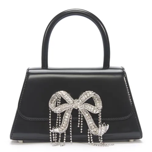 Self-Portrait - Túi Xách Tay Nữ Self-Portrait Black Leather Mini Bow Bag Màu Đen - Vua Hàng Hiệu