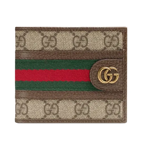 Túi xách Gucci Nam Ví - Ví Nam Gucci Ophidia GG Wallet 597606 96IWT 8745 Màu Nâu - Vua Hàng Hiệu