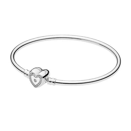 Vòng Đeo Tay Nữ Pandora Bracelet Forever Family Rigida 590729CZ Màu Bạc Size 17