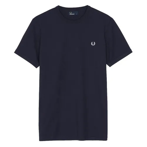 Thời trang Fred Perry - Áo Phông Nam Fred Perry Ringer Tshirt M3519 Màu Xanh Navy Size S - Vua Hàng Hiệu