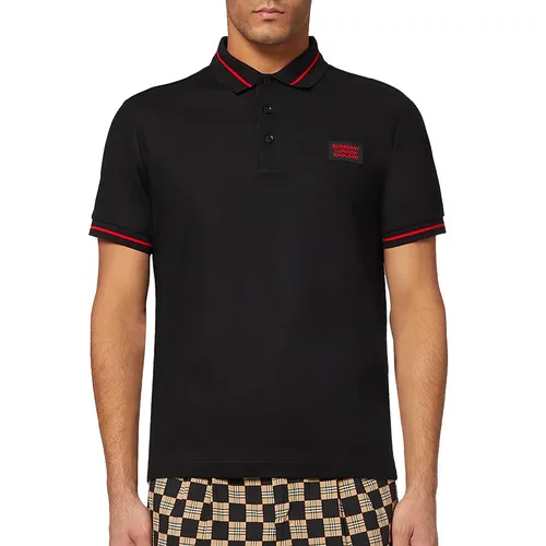 Áo Polo Nam Burberry Logo Appliqué Polo Shirt Black Màu Đen Size XS - Thời trang - Vua Hàng Hiệu