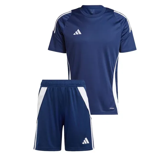 Bộ Quần Áo Cộc Tay Nam Adidas Tiro 24 Jersey IS1018/IR9377 Màu Xanh Navy Size L