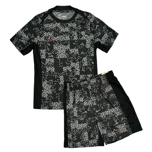 Bộ Quần Áo Cộc Tay Nam Nike Academy Allover Print Màu Đen Size L