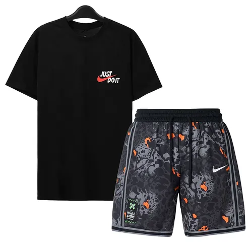 Bộ Quần Áo Cộc Tay Nam Nike Max90 Basketball Just Do It FJ2324-010/FQ0352-010 Màu Đen Size L - Thời trang - Vua Hàng Hiệu