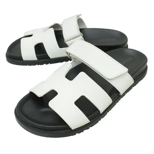 Dép Hermès Nữ - Dép Nữ Hermès Blanc Chypre Sandal Màu Trắng Size 36 - Vua Hàng Hiệu