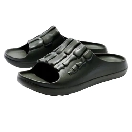 Boohooman - Dép Nam Boohooman Khung Xương BMM75661 Màu Xanh Green Size 41 - Vua Hàng Hiệu