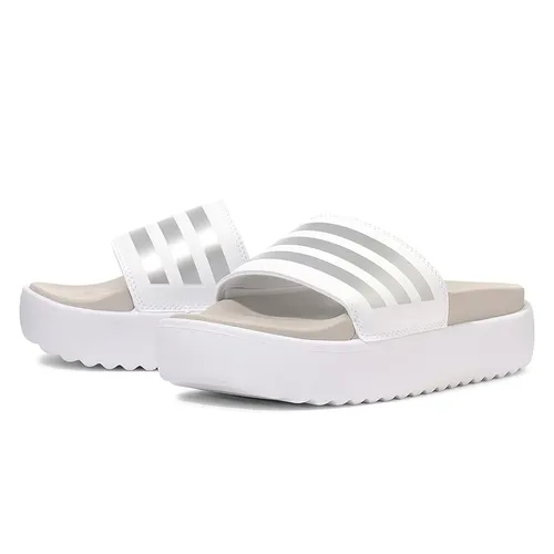 Dép Nữ Adidas Adilette Platform Slides IE9703 Màu Trắng/Bạc Size 37