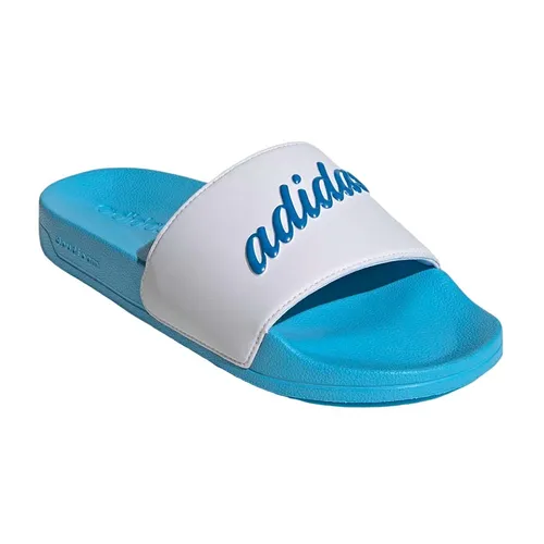 Dép Nữ Adidas Adilette Shower Slides Blue Rush Met GZ5927 Màu Trắng Phối Xanh Size 39