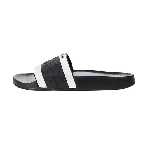 Dép Tommy Hilfiger Dulce Slide Black/ White Multi Màu Đen Trắng Size 38 - Dép - Vua Hàng Hiệu