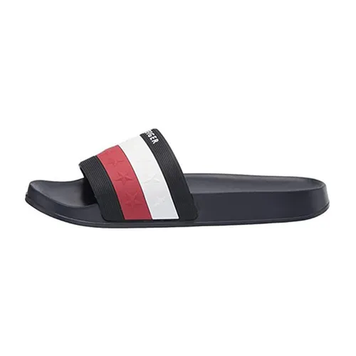 Tommy Hilfiger - Dép Tommy Hilfiger Dulce2 Dark Blue Sy Màu Xanh Đậm Size 38 - Vua Hàng Hiệu
