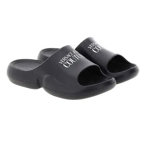 Dép Versace Jeans Couture Slippers 74YA3S8A Màu Đen Size 39 - Dép - Vua Hàng Hiệu